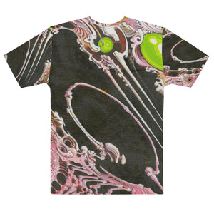 Angelo Machine - Biomechanical Flesh and Neon Landscape - All Over Print Mens T-Shirt