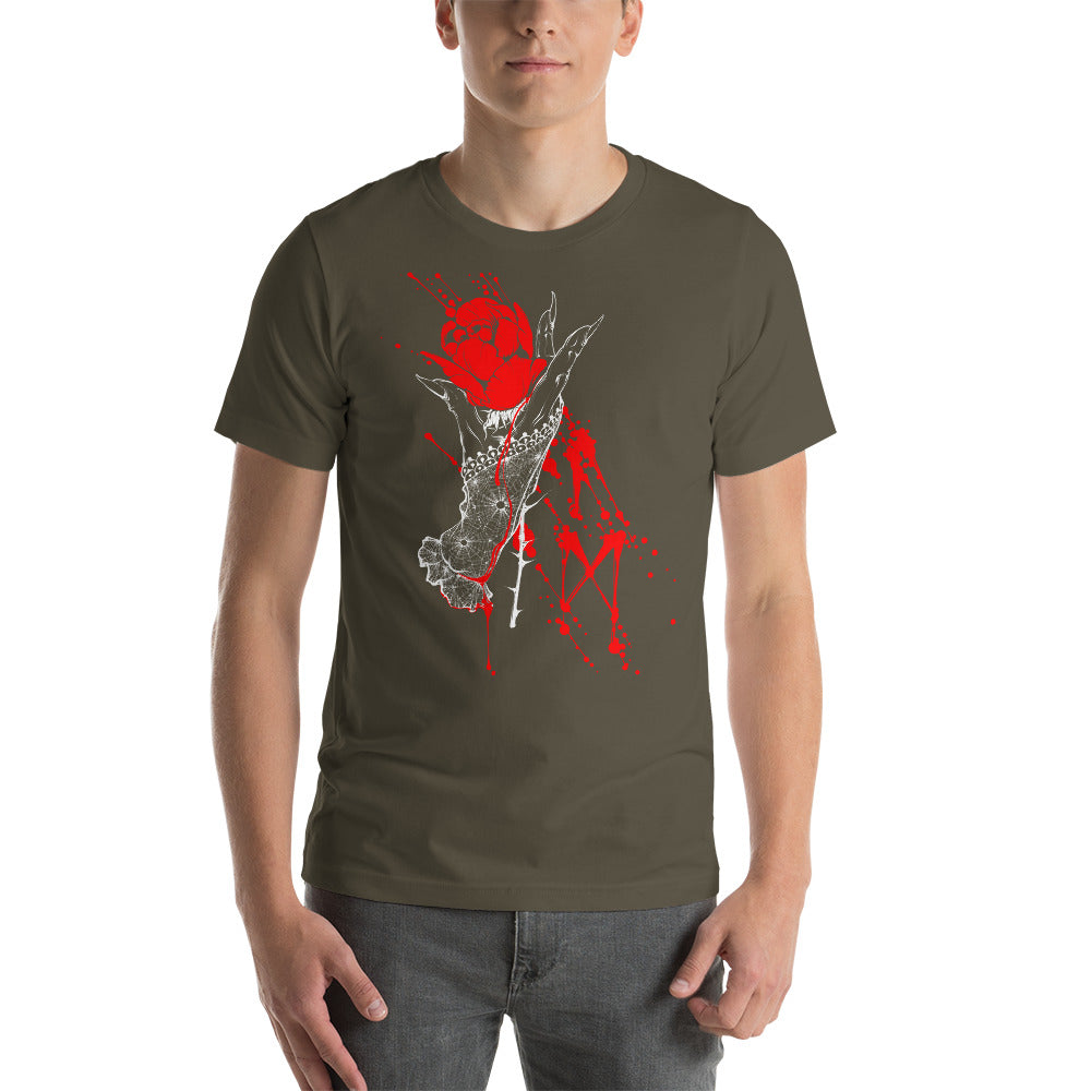 AM lady hand and blood runes Unisex T-Shirt