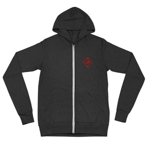 Angelo Machine logo Unisex zip hoodie